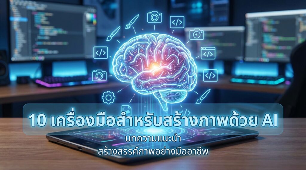 10 เครื่องมือสร้างภาพด้วย AI