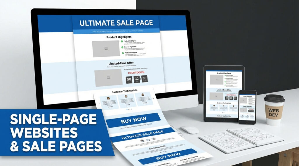 Sale Page Website