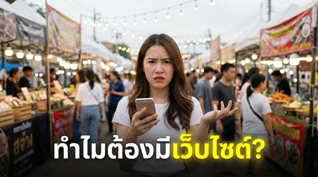 ทำไมต้องมีเว็บไซต์ Sale Page, Company Website, E-Commerce Website