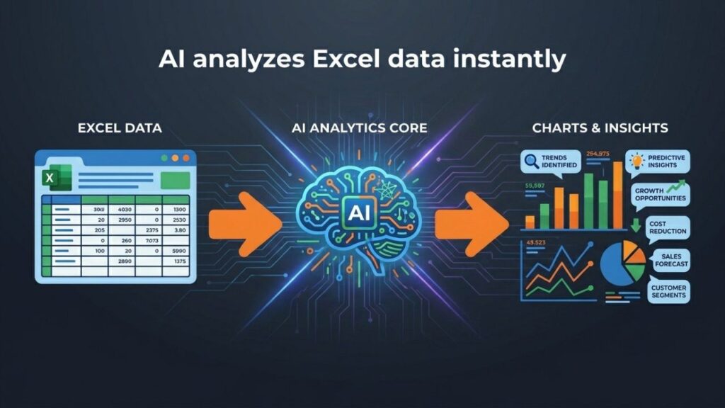 AI วิเคราะห์ข้อมูล Excel