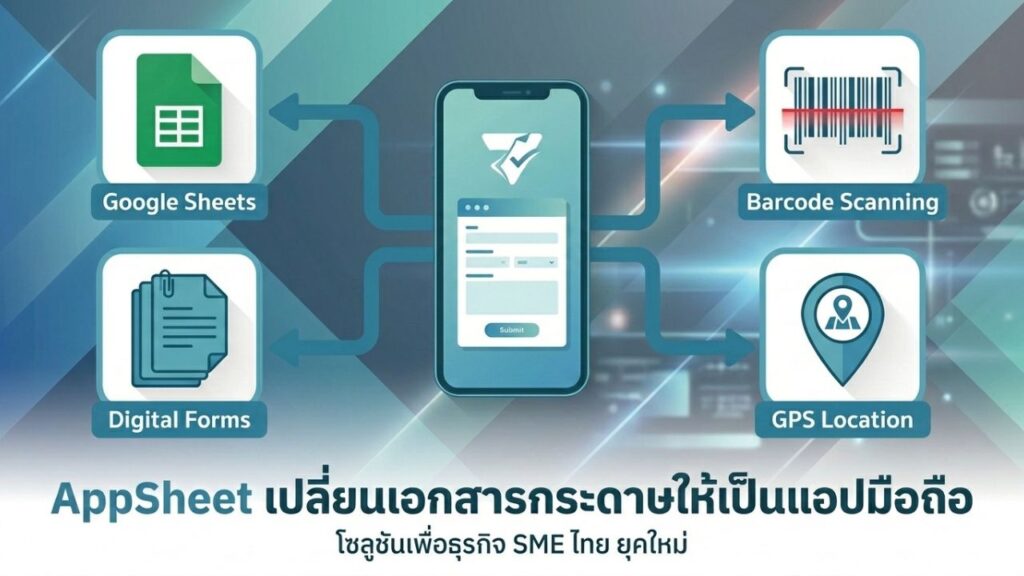 AppSheet คืออะไร ทำไม SME ควรเปลี่ยนมาใช้ Appsheet