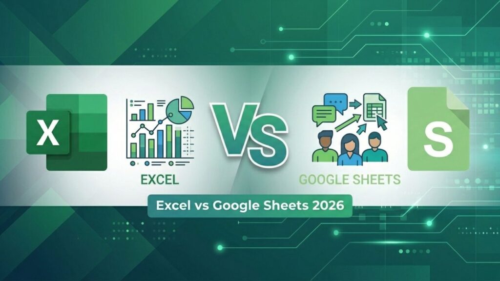 Excel vs Google Sheets 2026 เลือกใช้ตัวไหนที่เหมาะกับคุณ