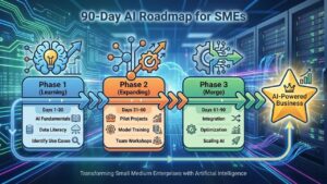 Roadmap เริ่มต้น AI สำหรับธุรกิจ SME จากศูนย์ใน 90 วัน